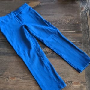 Primary - blue ponte pants